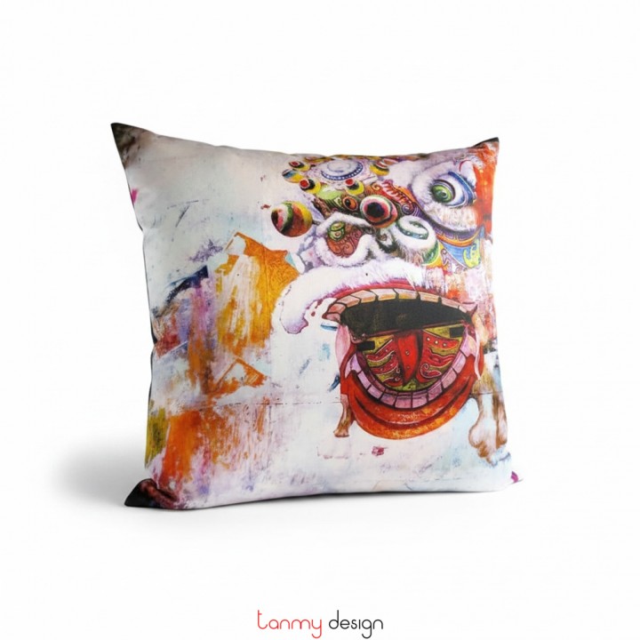 Vỏ tựa lưng SF Dragon Dance Skullface 43x43cm